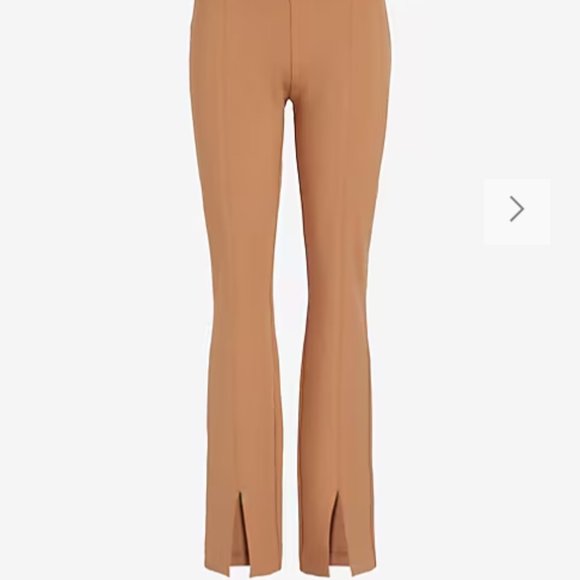 NWT Express Columnist High Waisted Front Vent Straight Pant - Picture 4 of 4